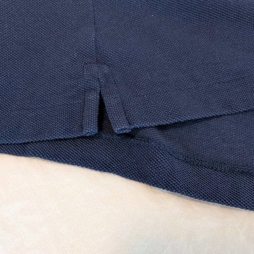POLO Ralph Lauren Mini Mesh Navy Blue Polo Dress Preppy Sz M - Picture 10 of 11